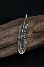 Load image into Gallery viewer, Right Brass Eagle Claw Feather Retro 925 Silver Pendant Japan Takahashi Goro