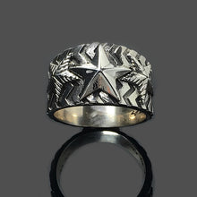 Load image into Gallery viewer, Fivepointed Star Sterling Silver Ring Female Men Fashion Hiphop Ring