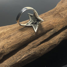 Load image into Gallery viewer, Spike Star Ring 925 Sterling Silver Jewelry