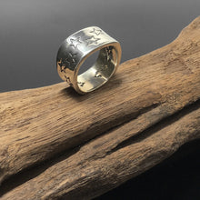 Load image into Gallery viewer, Zig Zag Star Stamp Ring 925 Sterling Silver Jewelry