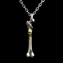 Load image into Gallery viewer, Time Bone 925 Silver Handmade Bone Pendant