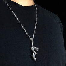 Load image into Gallery viewer, Dragon Sword 925 Sterling Silver Pendant