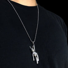 Load image into Gallery viewer, Vintage 925 Sterling Silver Cute Bunny Rabbit Pendant