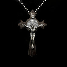 Load image into Gallery viewer, Vintage 925 Sterling Silver Jesus Christ Crucifix Cross Pendant