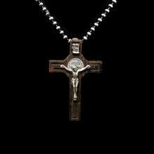 Load image into Gallery viewer, 925 Sterling Silver Cross Christ Jesus Pendant Religious Jesus Gift for Men Jewelry
