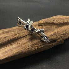 Load image into Gallery viewer, Dragon Sword 925 Sterling Silver Pendant