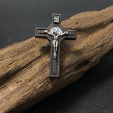 Load image into Gallery viewer, 925 Sterling Silver Cross Christ Jesus Pendant Religious Jesus Gift for Men Jewelry