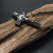 Load image into Gallery viewer, 925 Sterling Silver Cross Christ Jesus Pendant Religious Jesus Gift for Men Jewelry