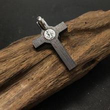 Load image into Gallery viewer, 925 Sterling Silver Cross Christ Jesus Pendant Religious Jesus Gift for Men Jewelry
