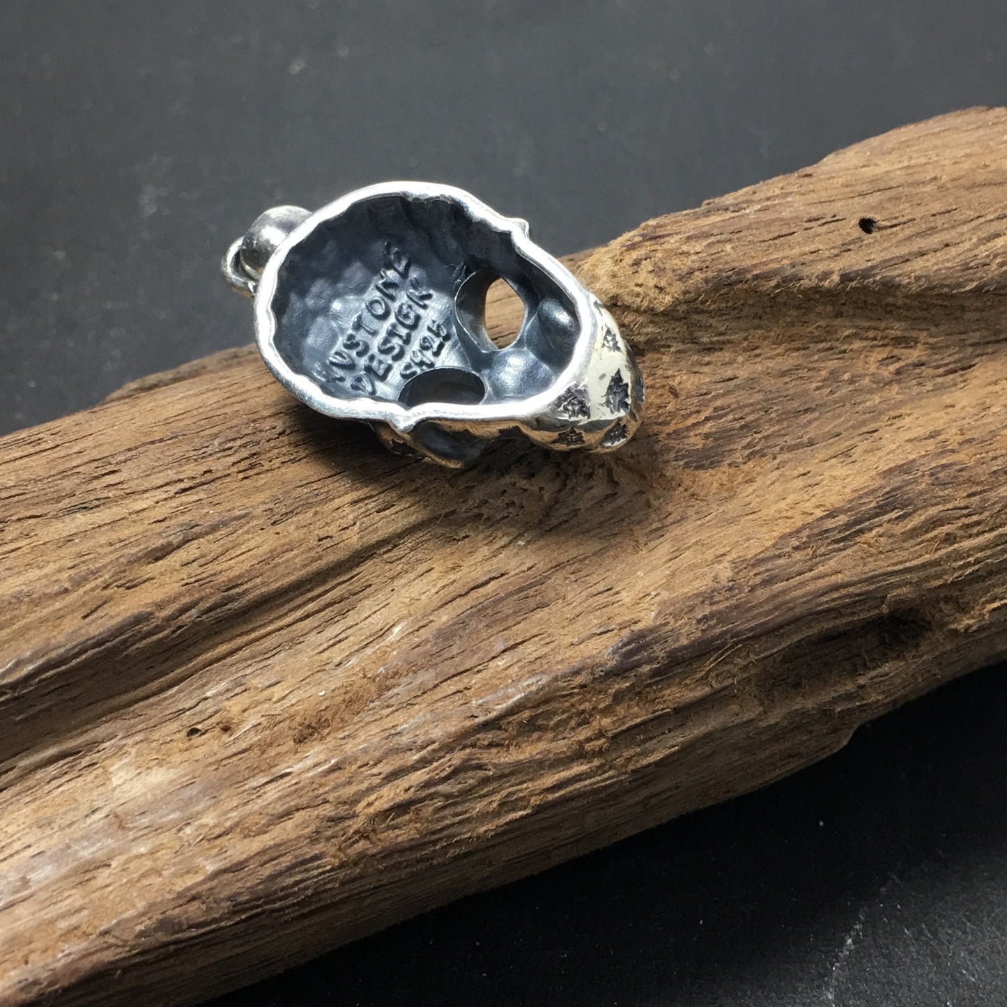 Renegade Sterling Silver Skull Pendant