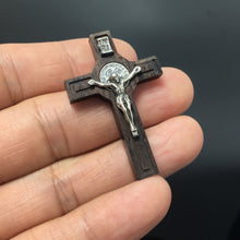 Load image into Gallery viewer, 925 Sterling Silver Cross Christ Jesus Pendant Religious Jesus Gift for Men Jewelry