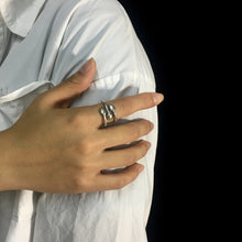 Load image into Gallery viewer, Sterling Silver 3 Arrows Ring Jewelry