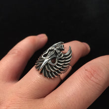 Load image into Gallery viewer, Retro 925 Silver Wings Ring