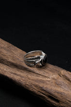 Load image into Gallery viewer, Double Snake Black Onyx 925 Sterling Silver Retro Ring
