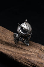 Load image into Gallery viewer, Retro 925 Sterling Silver Skull Skeleton Ring