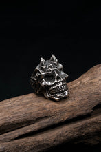 Load image into Gallery viewer, Skull Ring Retro 925 Sterling Silver