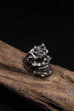Load image into Gallery viewer, Skull Ring Retro 925 Sterling Silver