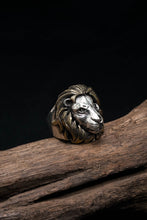 Load image into Gallery viewer, Retro Lion Head 925 Sterling Silver Ring Jewelry