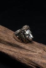Load image into Gallery viewer, Retro Lion Head 925 Sterling Silver Ring Jewelry