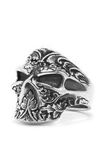 Load image into Gallery viewer, Vintage 925 Sterling Silver Gothic Skeleton Ring Rock