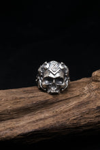 Load image into Gallery viewer, Retro Skull 925 Sterling Silver Ring