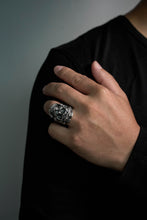 Load image into Gallery viewer, Retro Silver Exaggerated Skull Rings