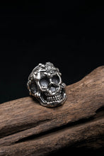 Load image into Gallery viewer, Retro Silver Exaggerated Skull Rings
