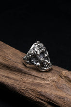 Load image into Gallery viewer, Retro Silver Exaggerated Skull Rings