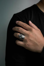 Load image into Gallery viewer, Retro 925 Sterling Silver Human Skull Ring