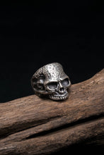Load image into Gallery viewer, Retro 925 Sterling Silver Human Skull Ring