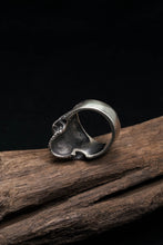 Load image into Gallery viewer, Retro 925 Sterling Silver Human Skull Ring