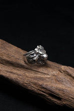 Load image into Gallery viewer, Retro 925 Sterling Silver Ring Men's Personality Carved Lion Jewelry