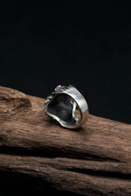 Load image into Gallery viewer, Retro 925 Sterling Silver Ring Men's Personality Carved Lion Jewelry