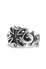 Load image into Gallery viewer, Gothic Iron Cross Vintage Sterling Silver Men Ring