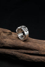 Load image into Gallery viewer, Gothic Iron Cross Vintage Sterling Silver Men Ring