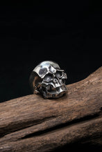 Load image into Gallery viewer, Retro Skull Handmade Silver Vintage Ring