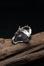 Load image into Gallery viewer, 925 Sterling Silver Retro Wolf Head Ring