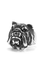 Load image into Gallery viewer, Cute Bulldog Shape Retro Silver Ring