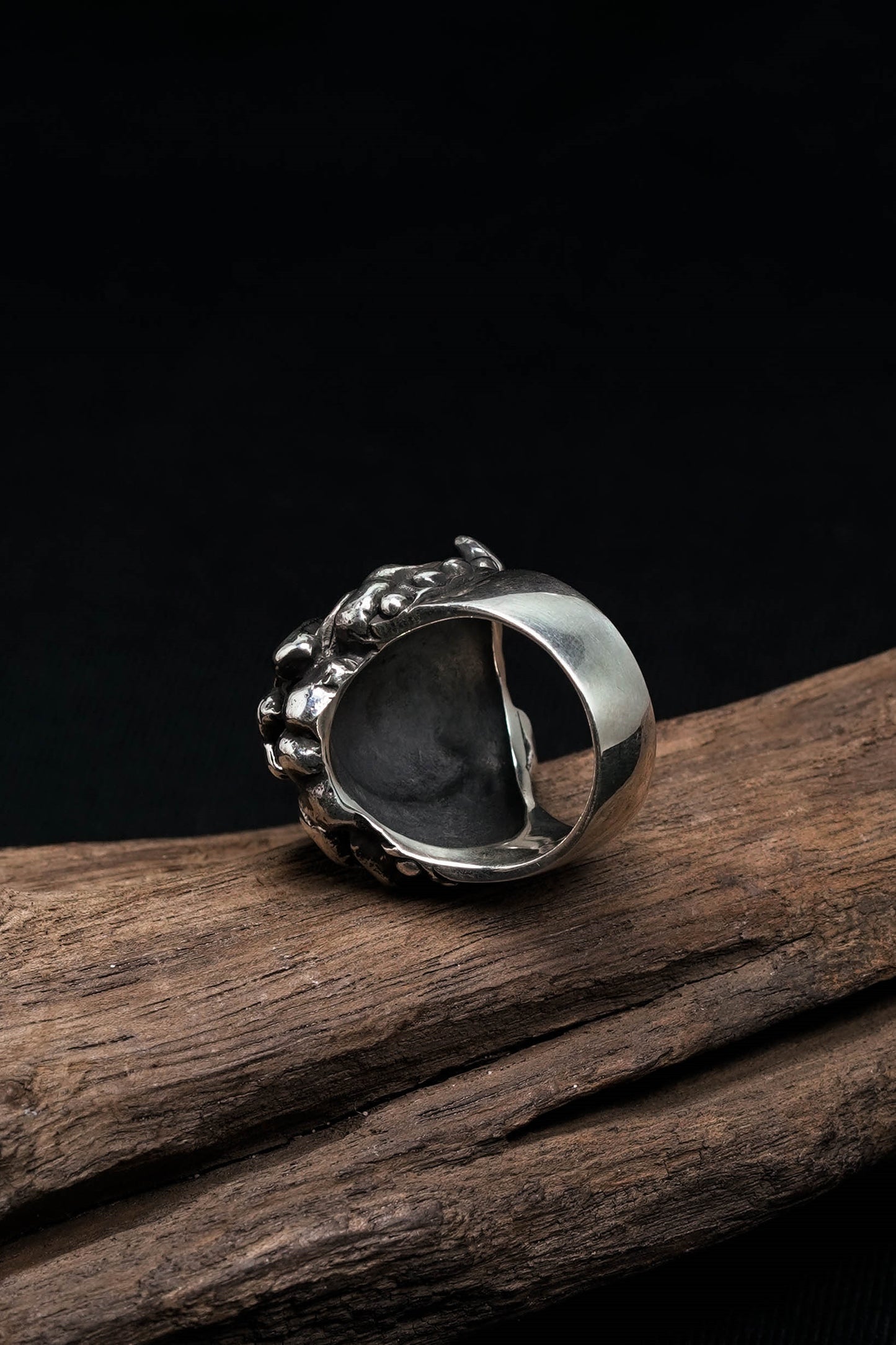 Cute Bulldog Shape Retro Silver Ring