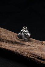 Load image into Gallery viewer, Lion Head Retro 925 Sterling Silver Ring