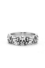 Load image into Gallery viewer, Small Skull Retro 925 Sterling Silver Ring