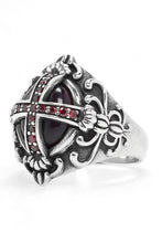 Load image into Gallery viewer, Retro Vintage Knight Cross 925 Sterling Silver Rings