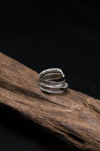 Load image into Gallery viewer, Feather Retro 925 Sterling Silver Ring
