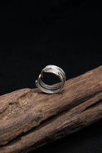 Load image into Gallery viewer, Feather Retro 925 Sterling Silver Ring
