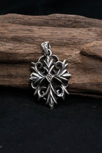 Load image into Gallery viewer, Double Cross Pendant Retro 925 Sterling Sliver