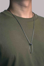 Load image into Gallery viewer, Skull Pin Pendant Retro Sterling Silver