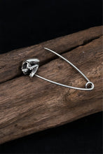 Load image into Gallery viewer, Skull Pin Pendant Retro Sterling Silver