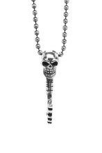 Load image into Gallery viewer, Retro Skull 925 Sterling Silver Key Pendant