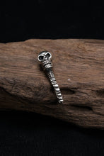 Load image into Gallery viewer, Retro Skull 925 Sterling Silver Key Pendant