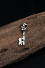 Load image into Gallery viewer, Retro Skull 925 Sterling Silver Key Pendant